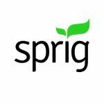 'Expand your world with Sprig' Small business e-commerce platform.